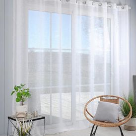 Voálová záclona na francúzske okno CELIAN XXL 300 x 280 cm 1