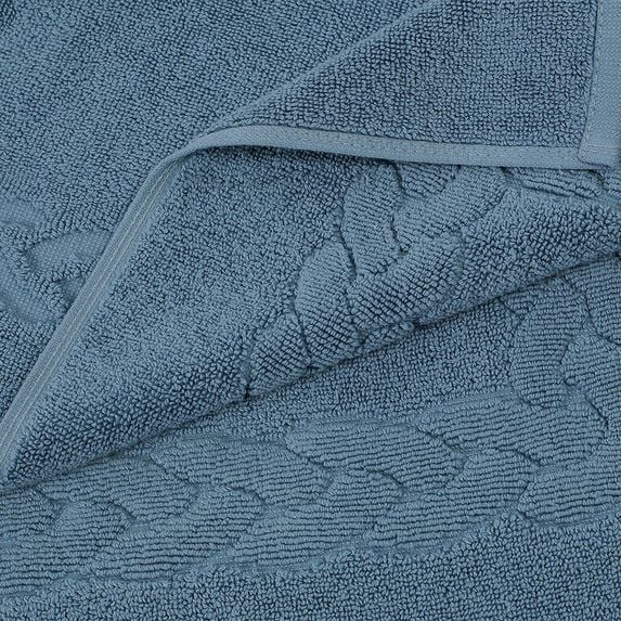 Predložka do kúpeľne VIANOČKA tmavo modrá 50 x 70 cm 2