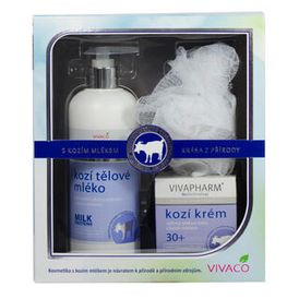 Darčeková kazeta kozmetiky s kozím mliekom VIVAPHARM 1