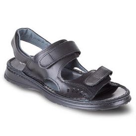 Pánske kožené sandále čierne, veľ. 41 1