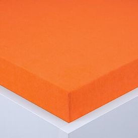 Napínacia plachta na posteľ froté EXCLUSIVE oranžová 1