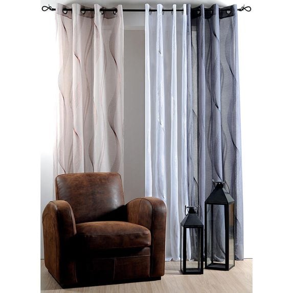 Dekoračný záves ERIKA béžová 135 x 240 cm, sada 2 ks 2