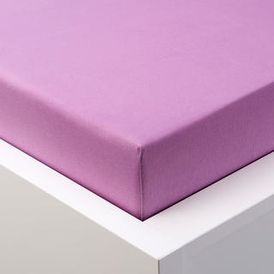 Napínacia plachta na posteľ jersey s elastanom fialová 1